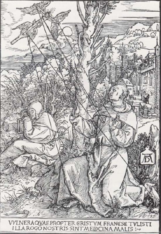 Albrecht Durer St.Francis Receiving the Stigmata oil painting picture